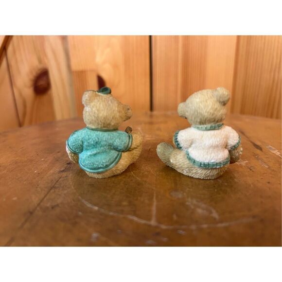 Cherished Teddies 1998 Good Luck Charm Duo (2 pc lot) 476943 Collector Teddy (82 - Picture 3 of 8